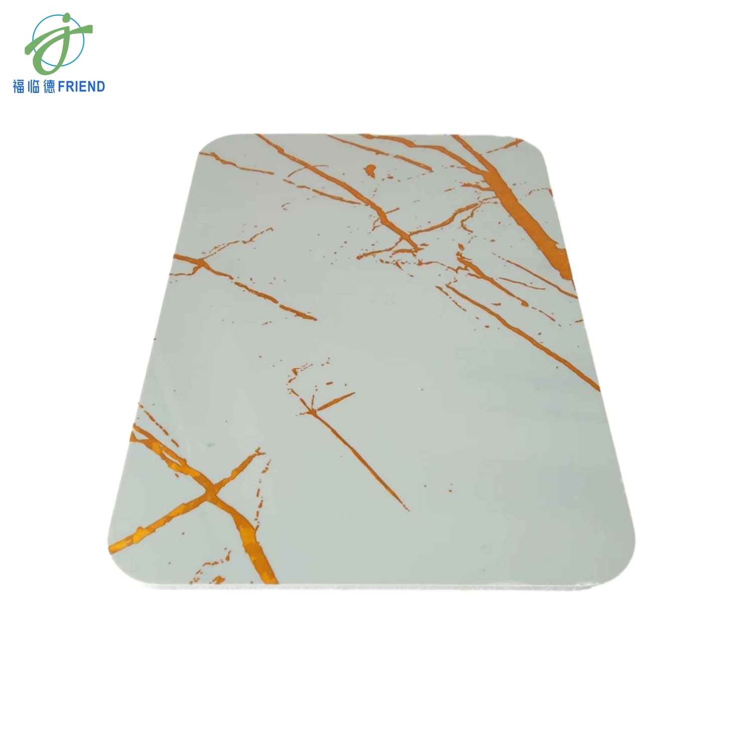FU2420-UV marble high gloss plate for indoor use