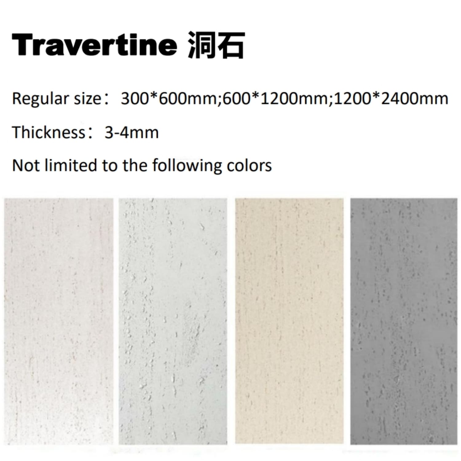 Flexible external wall brick, Travertine, soft porcelain, ultra-thin flexible stone