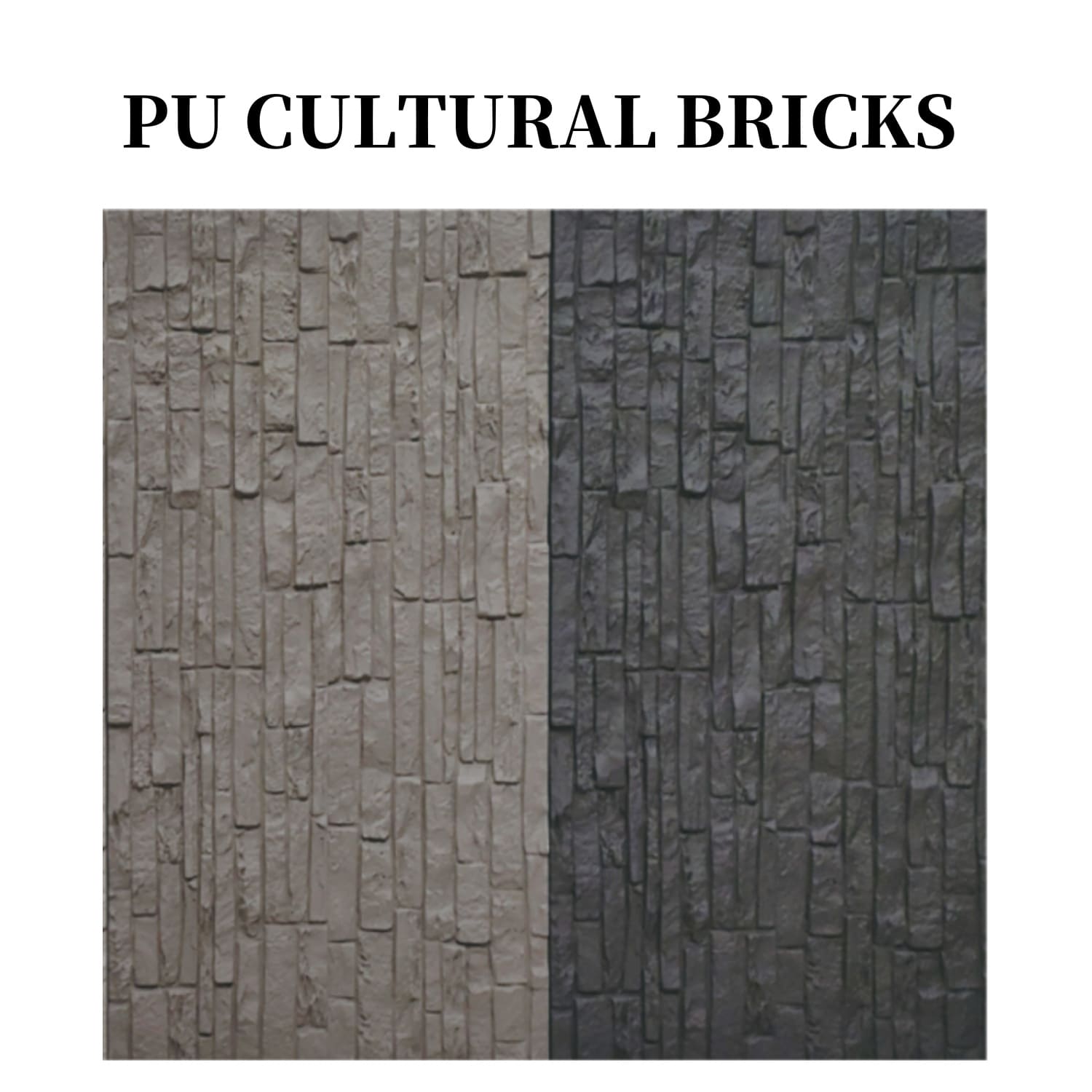 PU cultural bricks-imitation stone slab -40mm PU stone