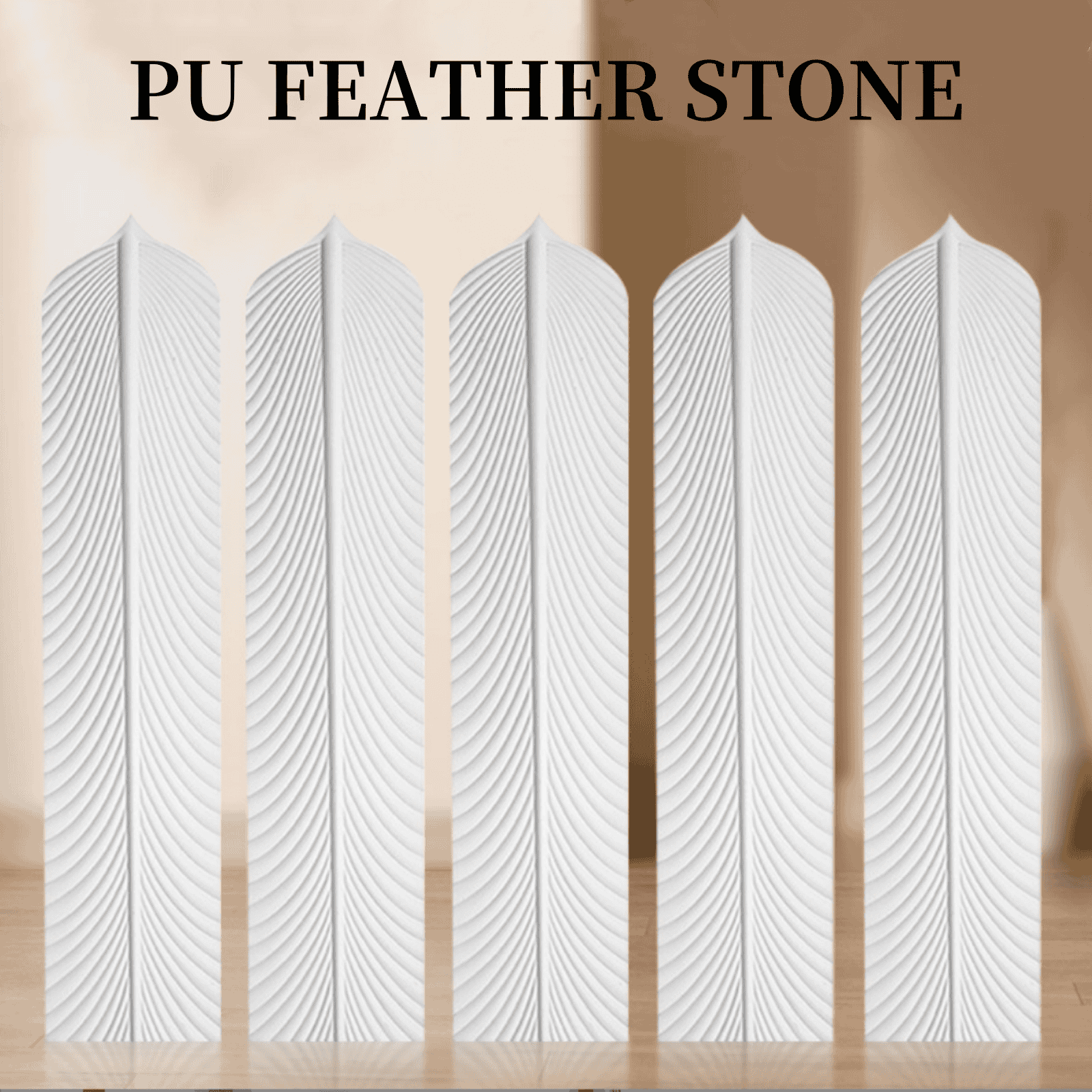 PU feather stone-imitation stone slab-40mm PU stone